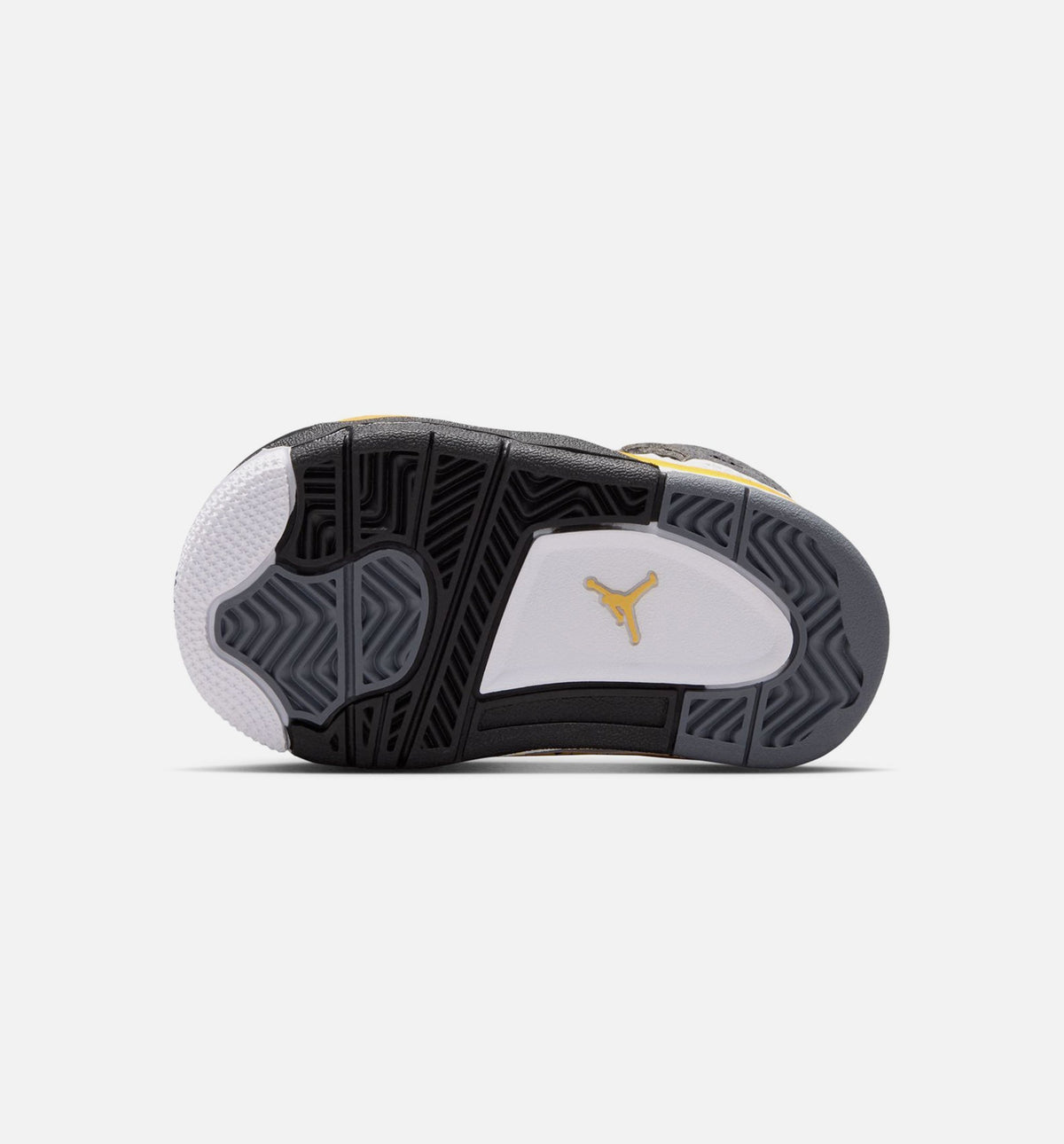 Air Jordan 4 Retro "Rare Air Tour Yellow" Infant/Toddler Shoe – White/Dark Blue Grey/Black/Tour Yellow
