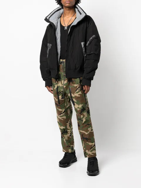 Mostly Heard Rarely Seen reversible padded jacket