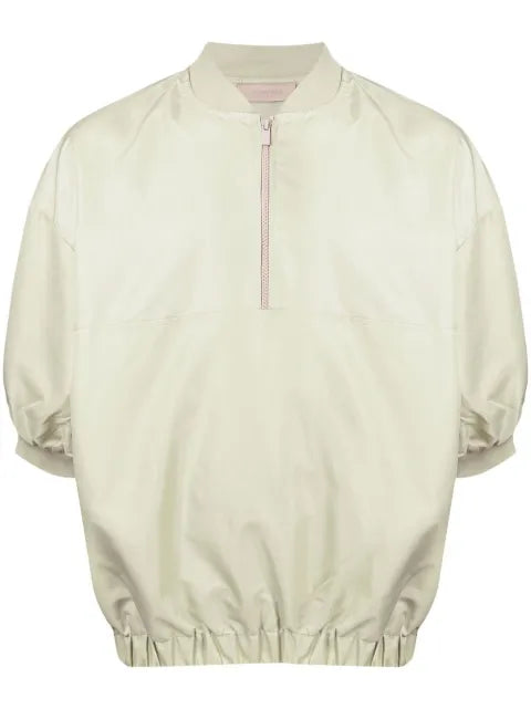 FEAR OF GOD ESSENTIALS half-zip band-collar sweatshirt