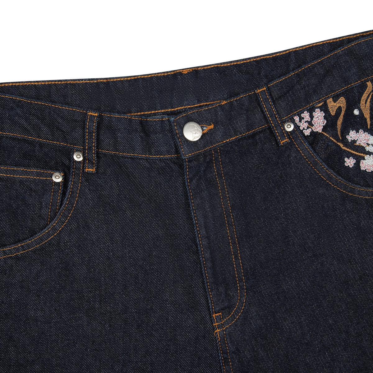 "yakuza" raw Denim blue