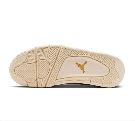 Wmns Air Jordan 4 Retro 'Metallic Gold'