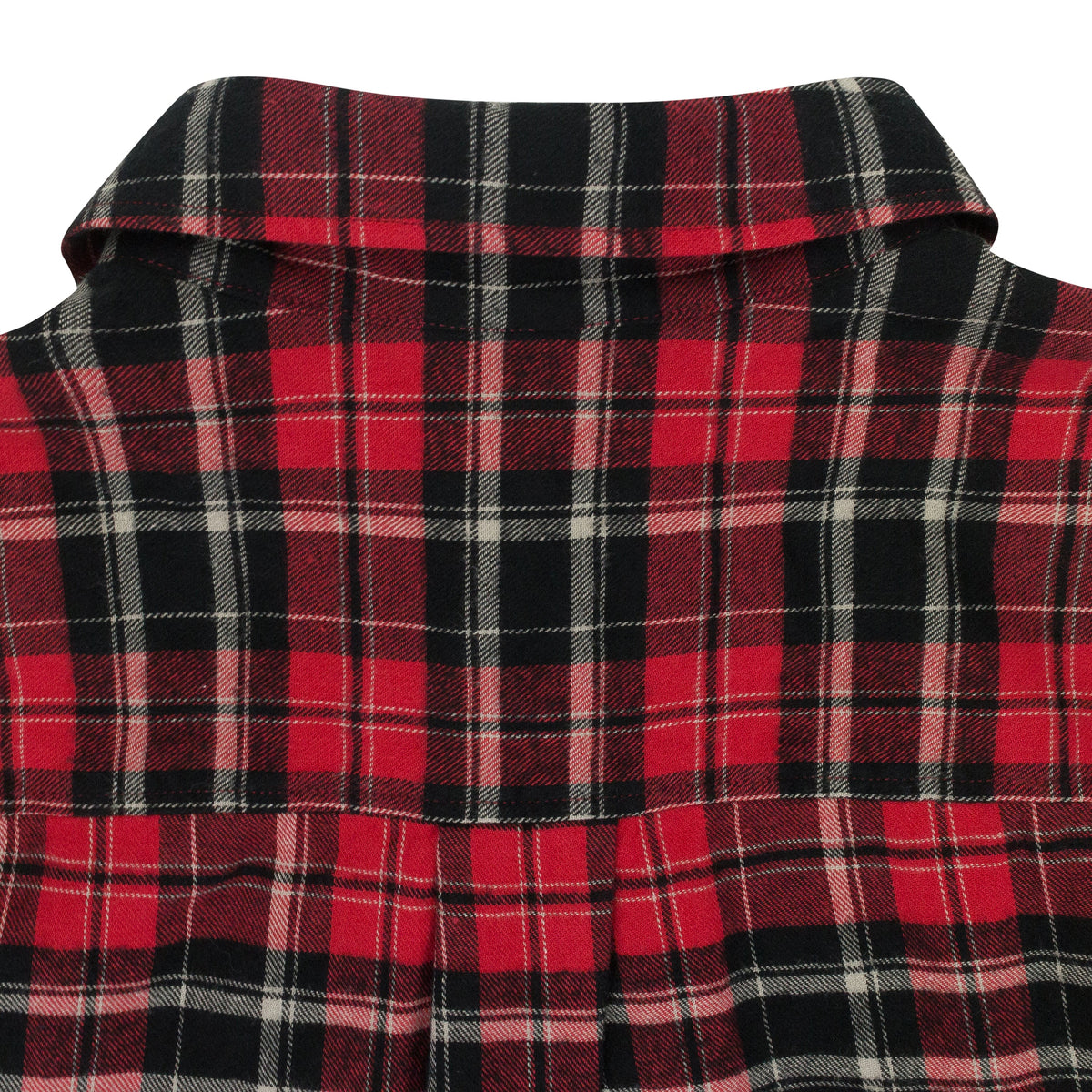 RED UPSIDE-DOWN CHECKED BUTTON-DOWN SHIRT