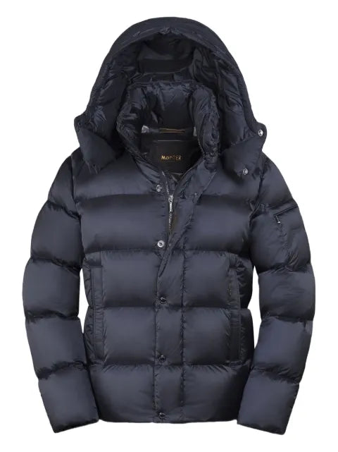 Moorer Nadir quilted hooded jacket