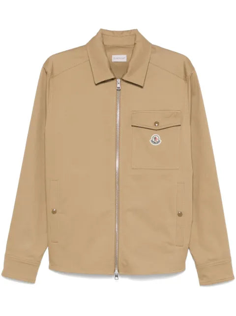 Moncler flap-pocket zip-up jacket