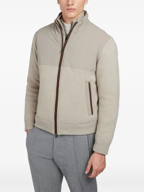 Paul & Shark hybrid zip-up jacket