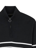 Paul & Shark half-zip striped sweater