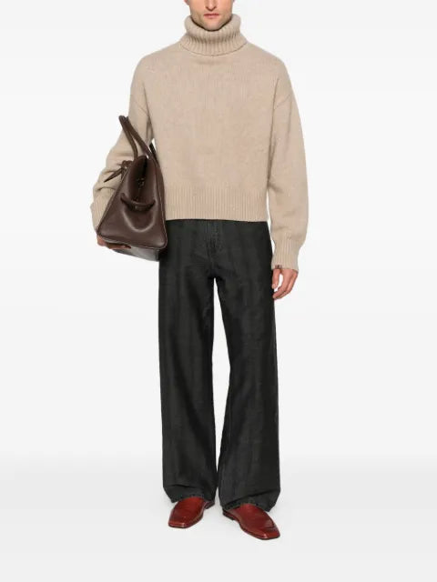 extreme cashmere sweater with turtleneck