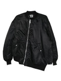 Black Comme Des Garçons zip-up bomber jacket