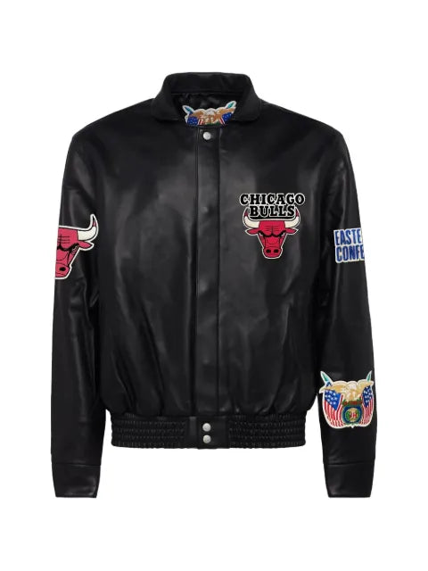 Jeff Hamilton  Chicago Bulls leather bomber jacket