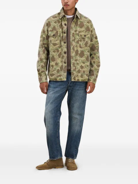 Fortela Kenny camouflage pocket overshirt