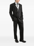Dolce & Gabbana Sicilia double-breasted pinstriped virgin wool jacket