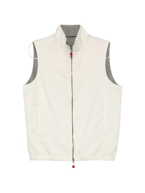 Kiton reversible sleeveless blouson
