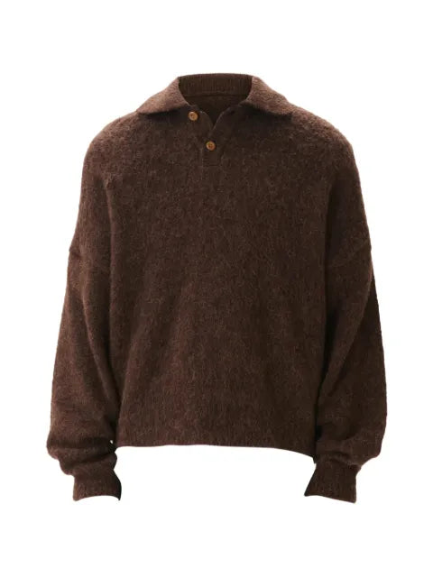 estudio niksen polo-collar sweater