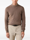 Hackett London elbow-patch crew-neck knit