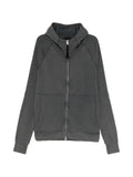 Thom Krom panelled zip-fastening hoodie