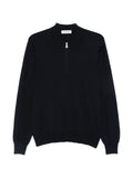 Gran Sasso quarter-zip polo sweater