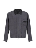 XLIM shirred zip-up jacket
