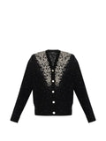 AMIRI beaded floral-embroidered cardigan