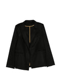 Frenckenberger peak-lapel suit blazer