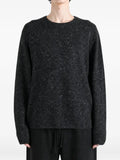 Auralee flecked-knit crew-neck sweater