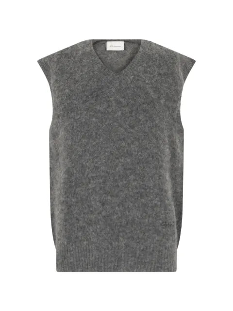 AMI Paris sleeveless V-neck sweater