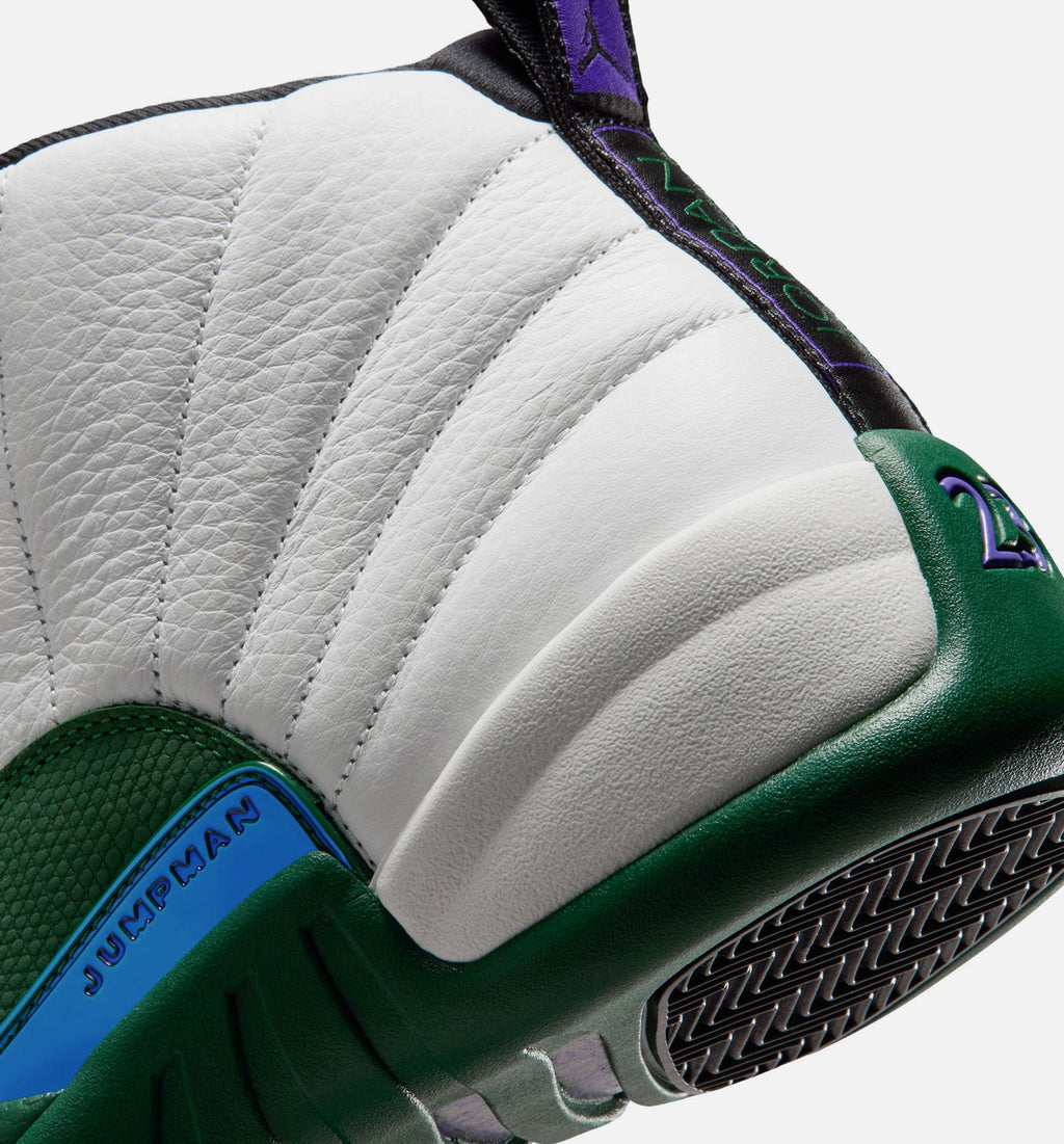 Air Jordan 12 Retro "Idols Become Rivals" Men's Shoe – Summit White/Gorge Green/Fierce Purple