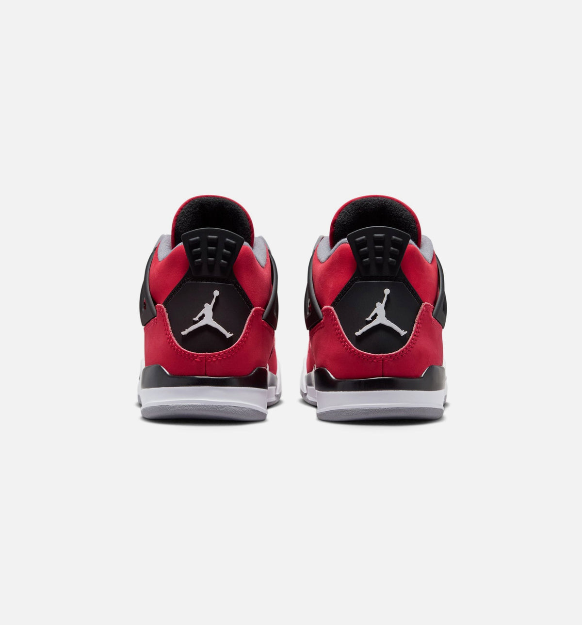 Air Jordan 4 Retro Toro Bravo Preschool Shoes - Fire Red White Black Cement Grey