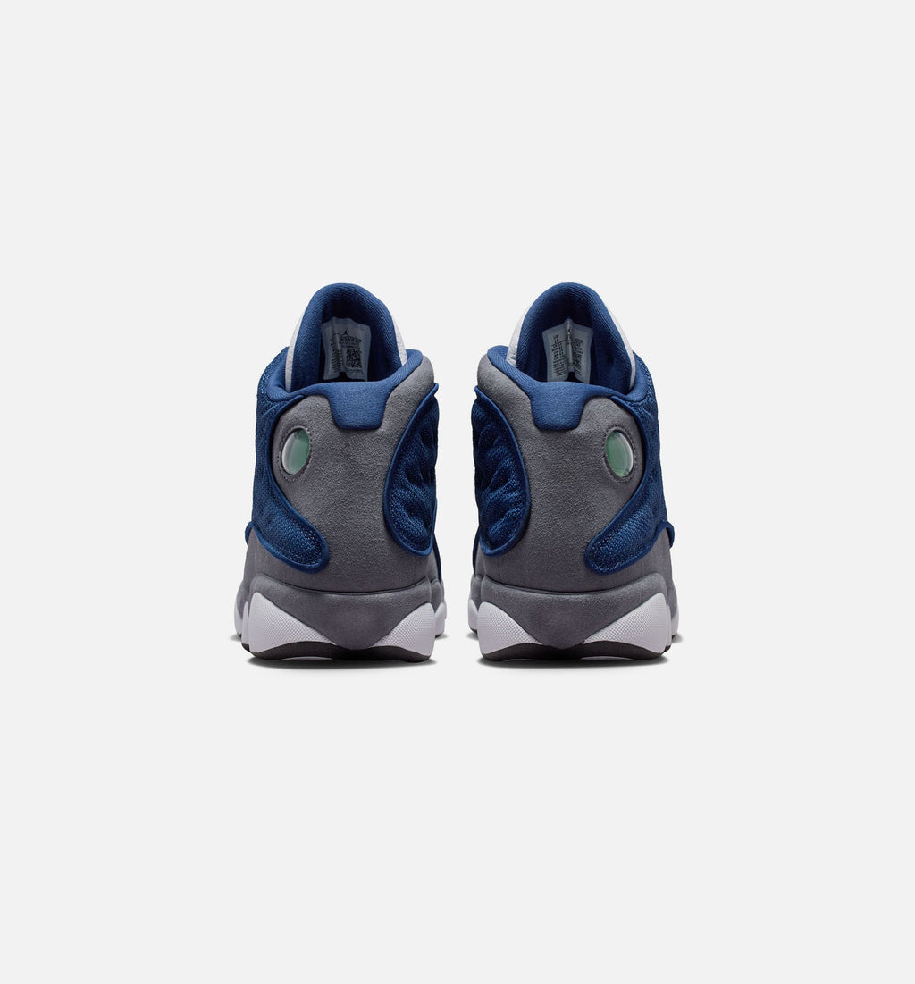 Air Jordan 13 Retro Navy And Flint Grey Mens Lifestyle Shoe - NavyUniversity BlueFlint GreyWhite Free Shipping