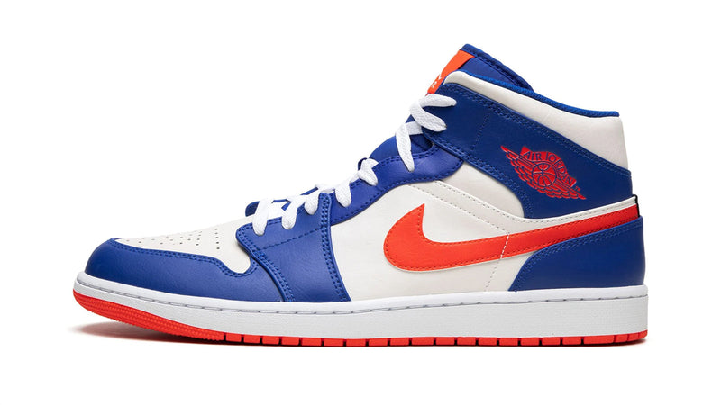 Air Jordan 1 Mid 'Knicks' – Royal Blue & Orange NYC Basketball Heritage AJ1 Mid