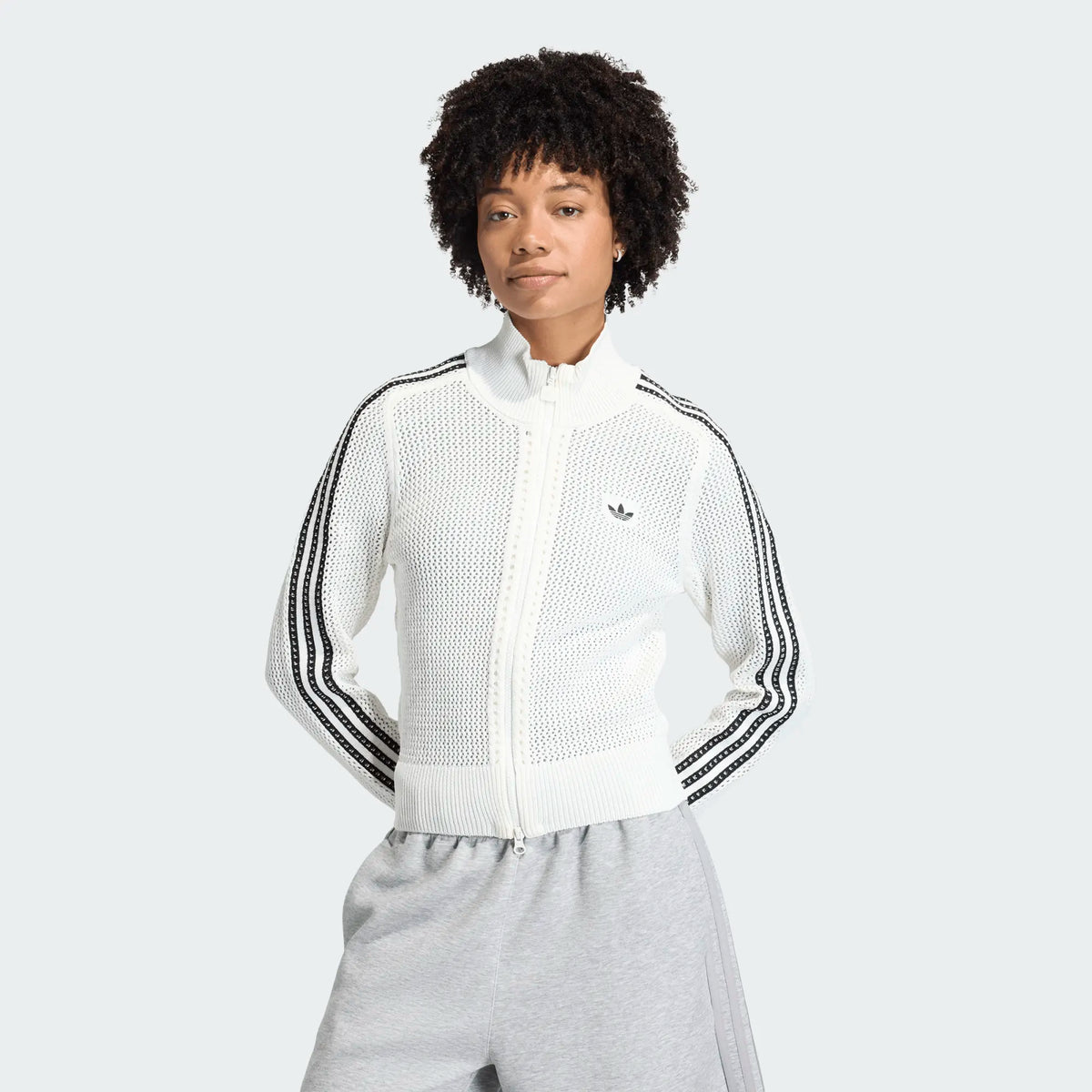 Wmns Adidas Crochet Track Top