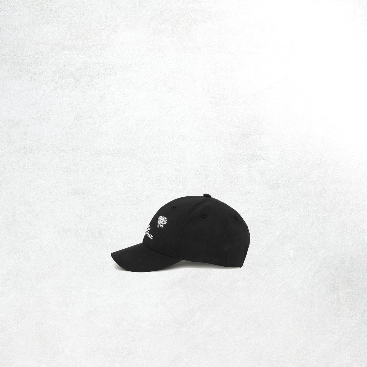 Les Deux Deux Baseball Cap: Black