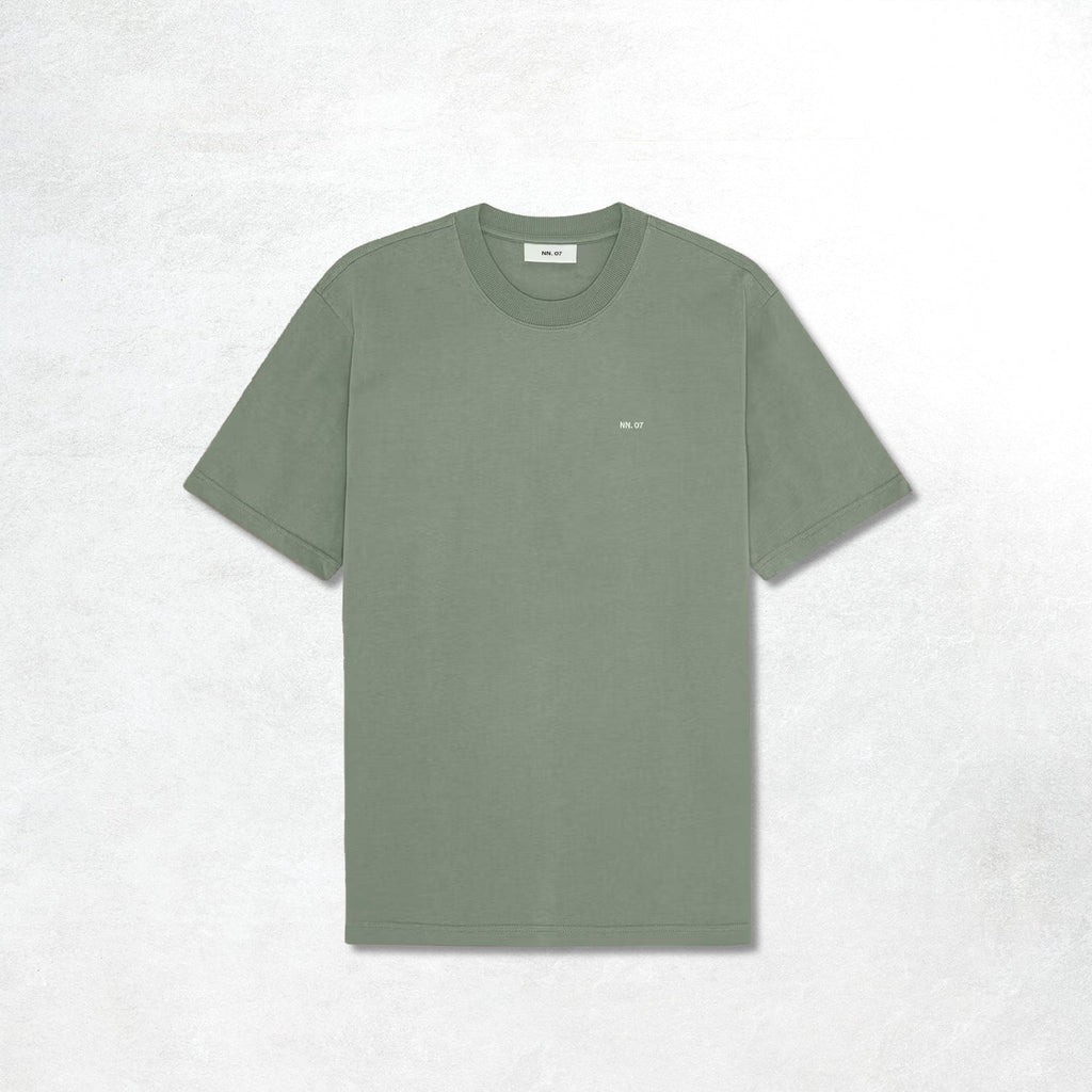 NN07 Adam EMB T-shirt: Sea Spray