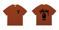 BAPE Stussy Graphic Short-Sleeve T-Shirt