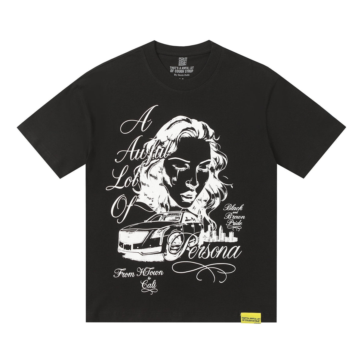 THAT'S A AWFUL LOT OF COUGH SYRUP Persona Graphic Short-Sleeve T-Shirt