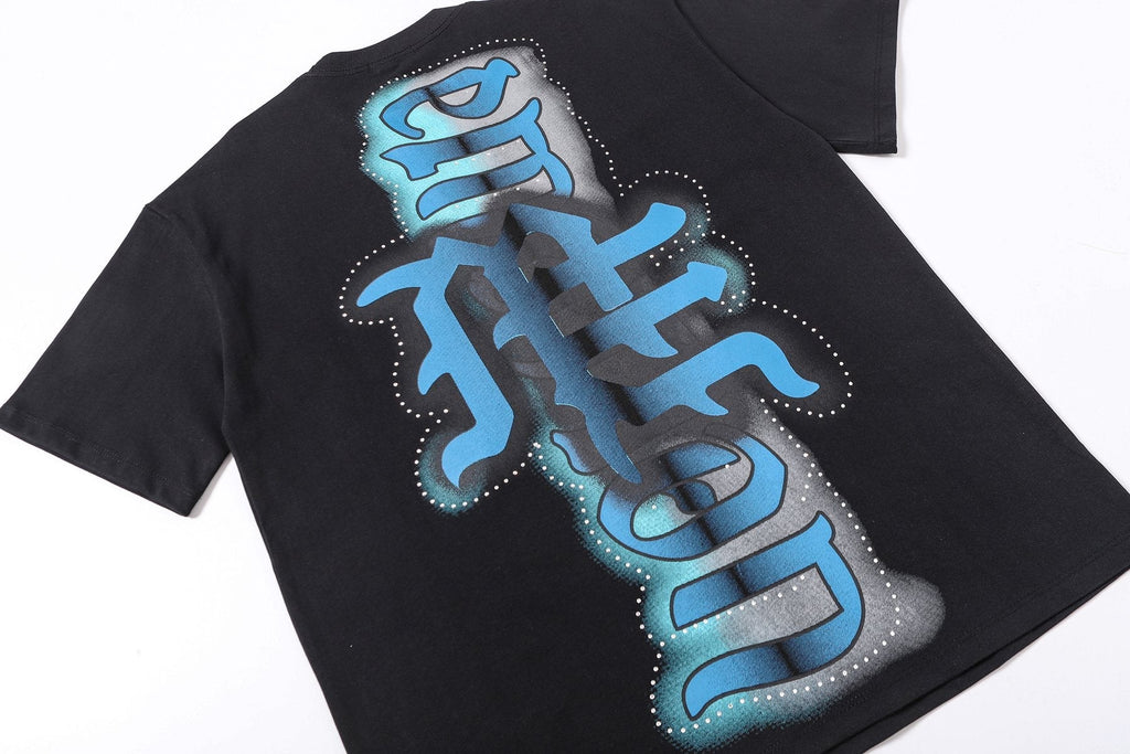 MIXED EMOTION Angel Back Graphic T-Shirt