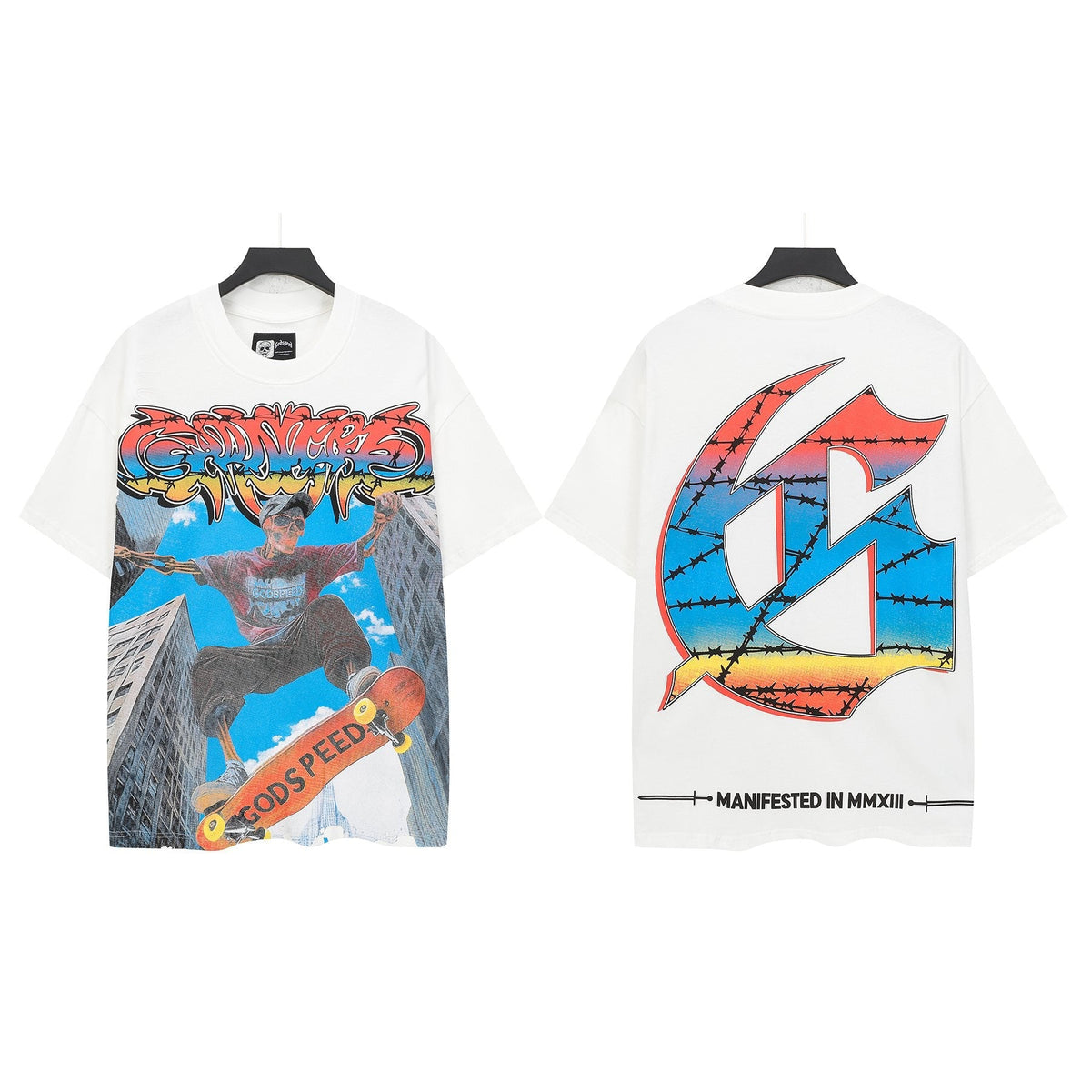 Godspeed Skateboard Graphic T-Shirt
