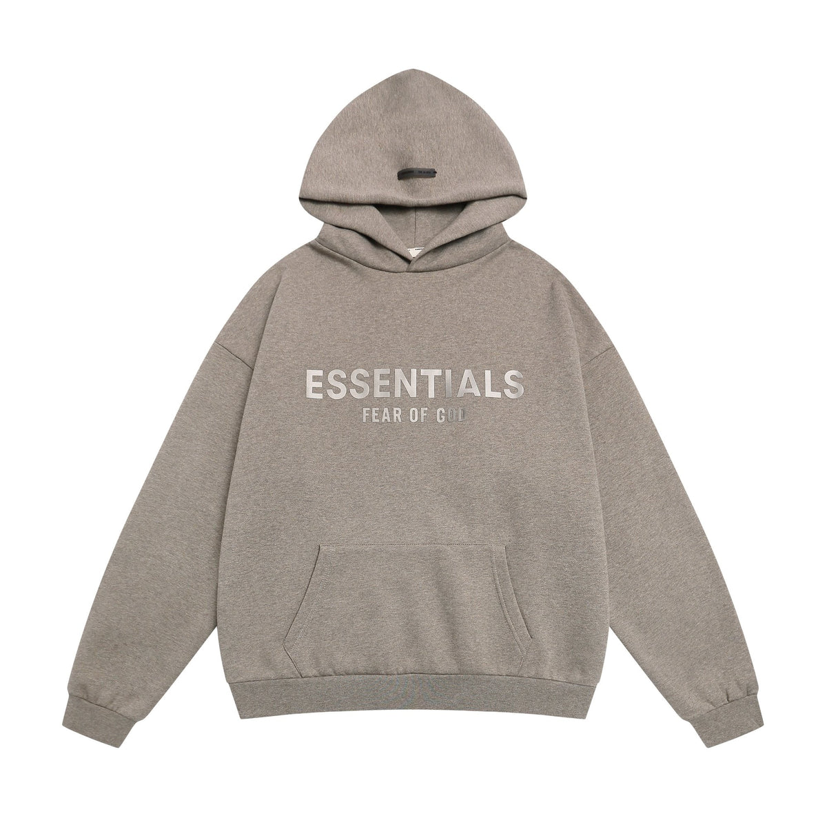 Essentials Fear of God Embossed Wordmark Pullover Hoodie