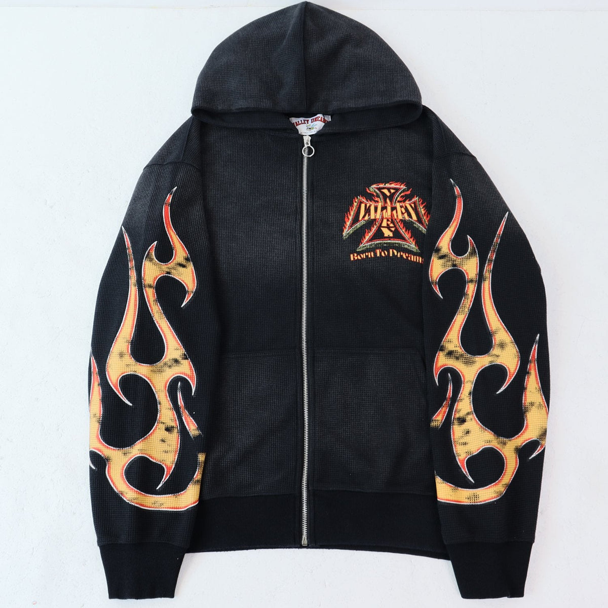 Valley Dreams Death or Glory Flame Zip Hoodie