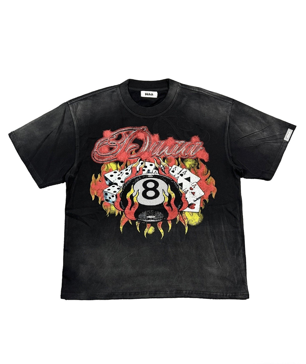 DUAA Casino 8-Ball Graphic T-Shirt