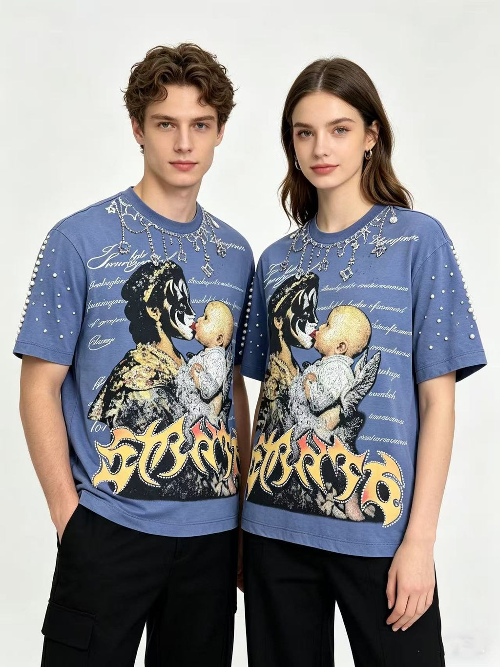 SAINT Washed Rock Graphic Short-Sleeve T-Shirt