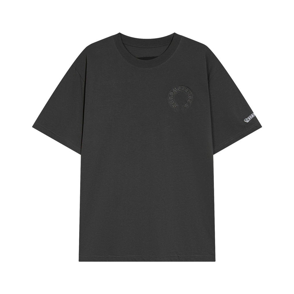 Chrome Hearts Horseshoe Floral Graphic T-Shirt