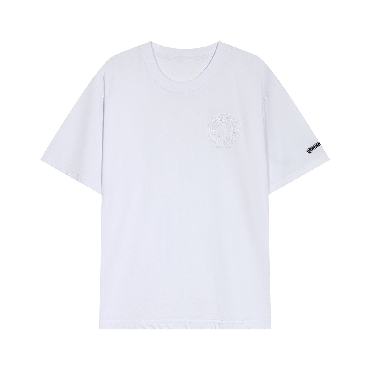 Chrome Hearts Horseshoe Floral Graphic T-Shirt