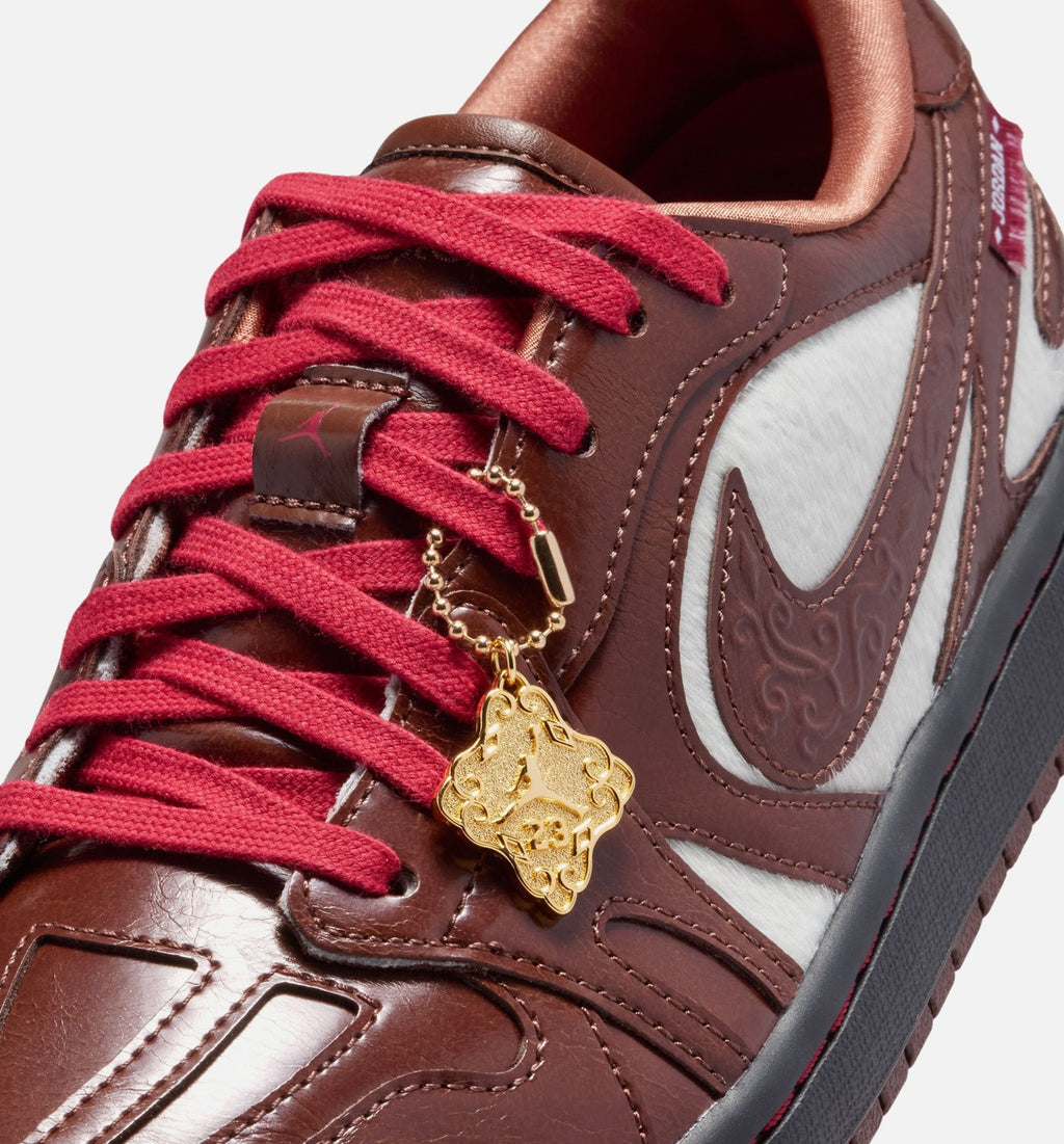 Air Jordan 1 Low Lunar New Year Women's Lifestyle Shoes - Light Chocolate/Black