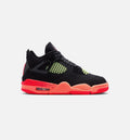 Air Jordan 4 Retro Black Infrared 23 | Grade School Lifestyle Shoe | Black/Infrared 23/Bright Mango