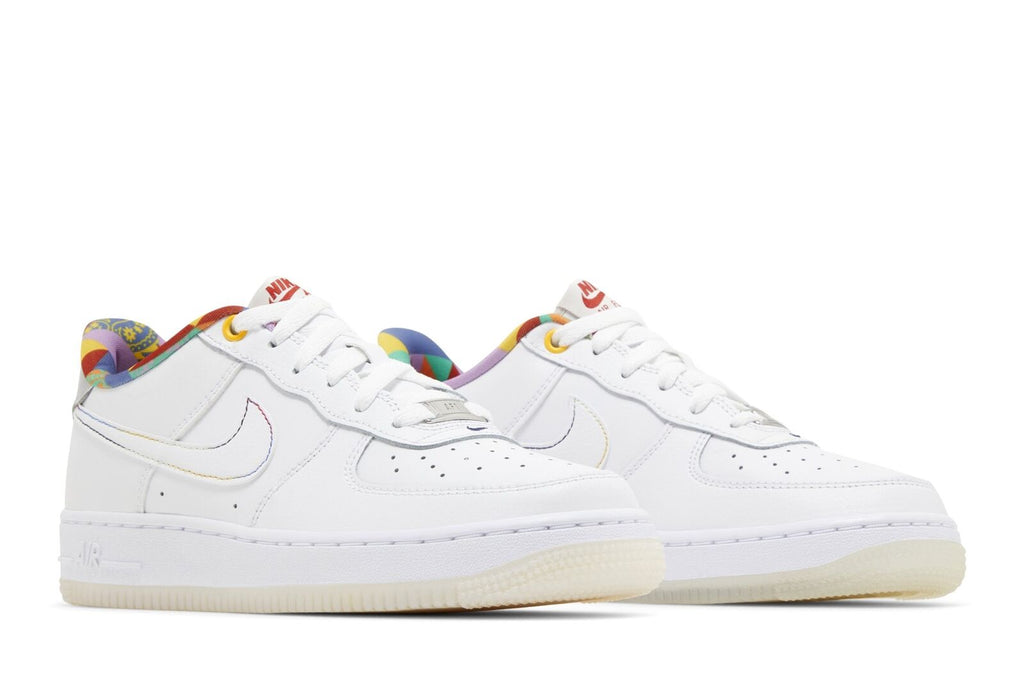 Big Kid's Nike Air Force 1 LV8 White/White-White (FN8912 111)