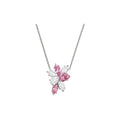 Harry Winston Style Pear-Cut Floral Cubic Zirconia Necklace
