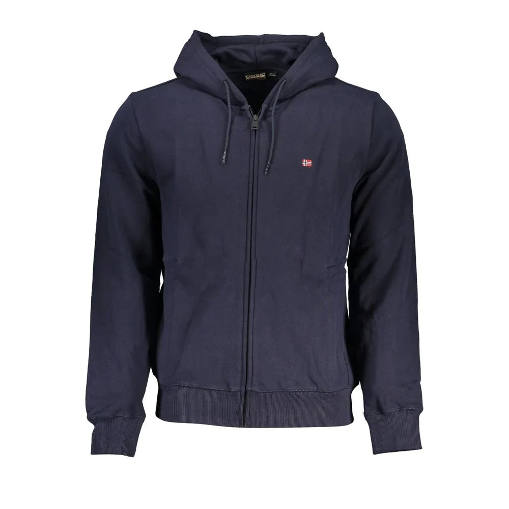 Napapijri Cotton Hooded Hoodie — Navy