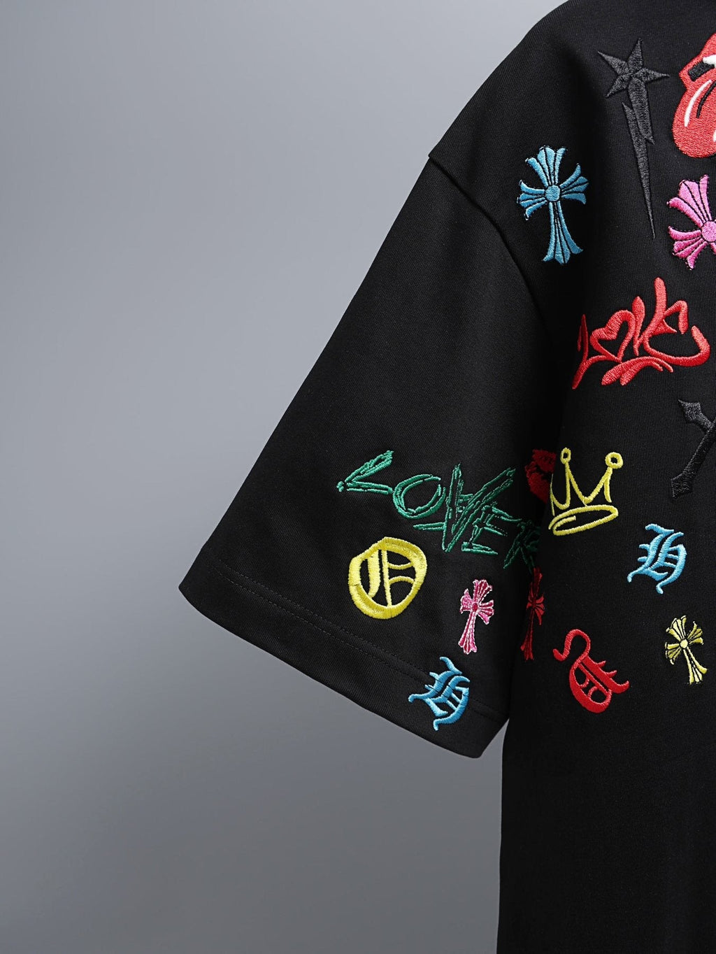 Chrome Hearts Multicolor Motif Cluster T-Shirt