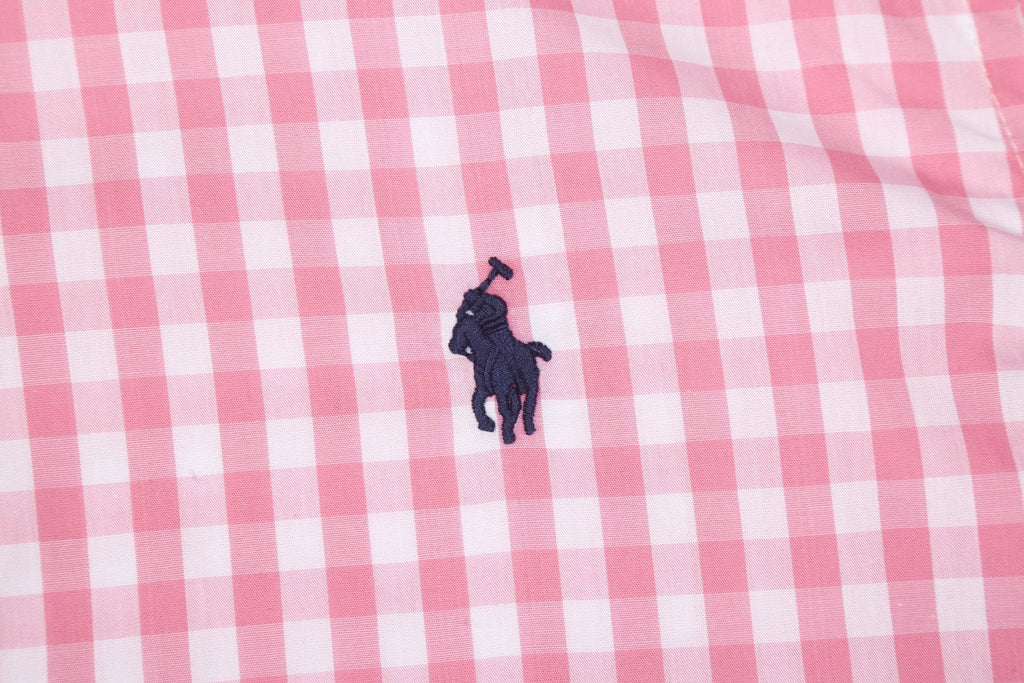 Ralph Lauren Gingham Short-Sleeve Button-Down Shirt