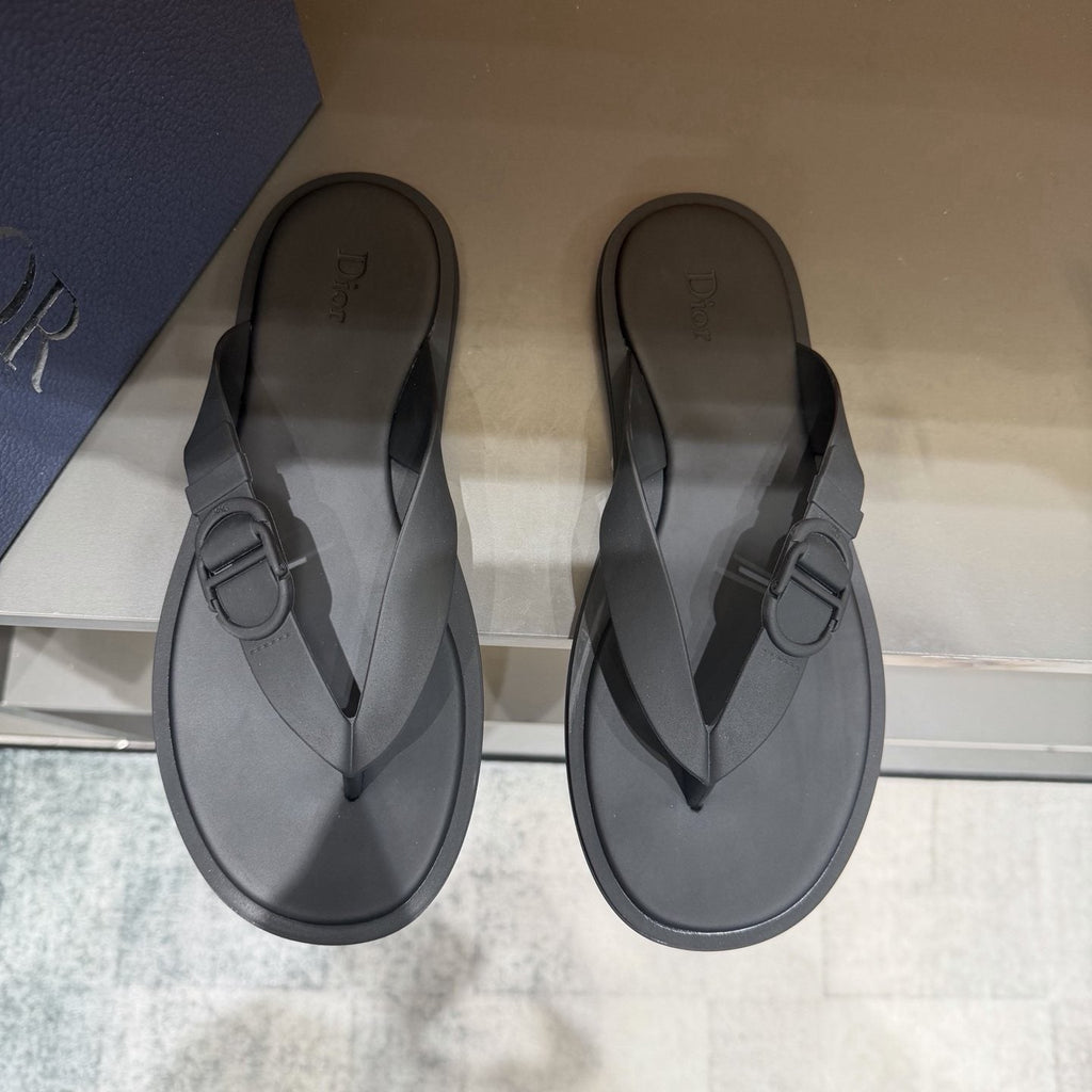 Dior Rivage Buckle Thong Sandals